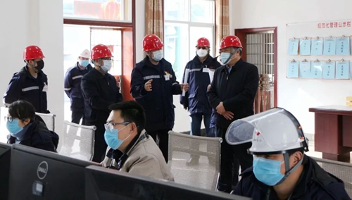 袁衛(wèi)東、王大真到股份公司檢查督導(dǎo)疫情防控及安全生產(chǎn)工作(圖2)