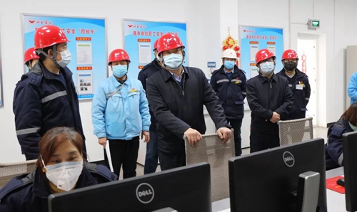 袁衛(wèi)東、王大真到股份公司檢查督導(dǎo)疫情防控及安全生產(chǎn)工作(圖3)