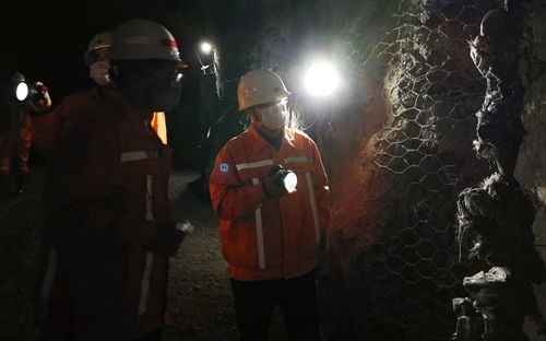 王大真檢查礦業(yè)公司杉樹埡礦疫情防控和復工復產(chǎn)工作(圖2) 王大真檢查礦業(yè)公司杉樹埡礦疫情防控和復工復產(chǎn)工作(圖2)