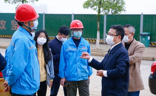 王大真到股份公司、TMP及TPO項(xiàng)目現(xiàn)場(chǎng)檢查工作(圖1)