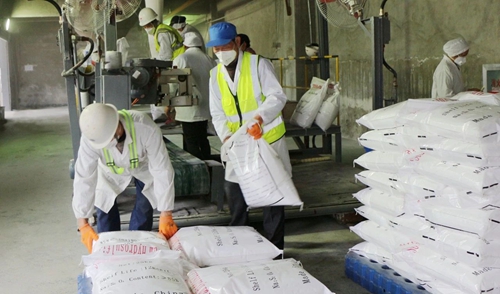 股份公司保險(xiǎn)粉分廠順利開車復(fù)產(chǎn)(圖3) 股份公司保險(xiǎn)粉分廠順利開車復(fù)產(chǎn)(圖3)