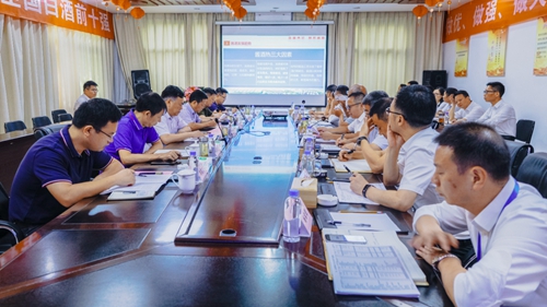 袁衛(wèi)東、王大真到金沙酒業(yè)調(diào)研指導工作(圖3)