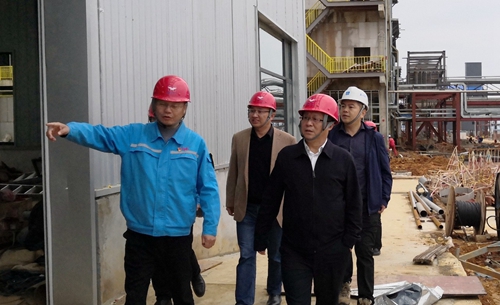 王大真到松滋肥業(yè)、楚星公司和宜化新材料現(xiàn)場辦公(圖3)