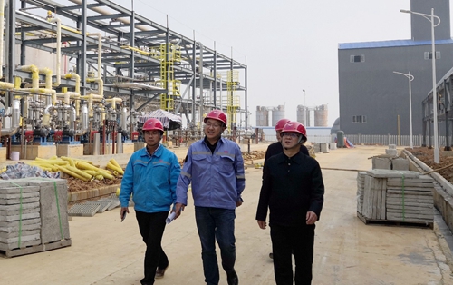 王大真到松滋肥業(yè)、楚星公司、新材料公司和股份公司現(xiàn)場(chǎng)調(diào)研(圖3)