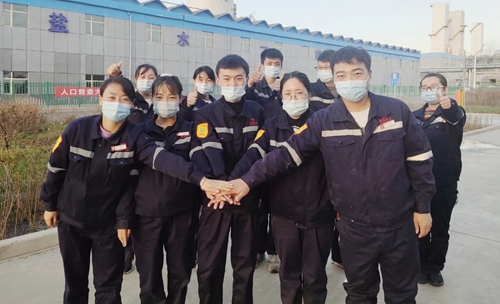 新疆宜化氯堿分廠氯乙烯三班、合成二班榮獲準(zhǔn)東開發(fā)區(qū)安全標(biāo)準(zhǔn)化示范班組稱號(hào)(圖2)