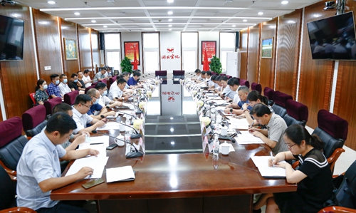 宜昌市國資委黨委書記、主任吳正新帶隊到宜化集團調研(圖1)