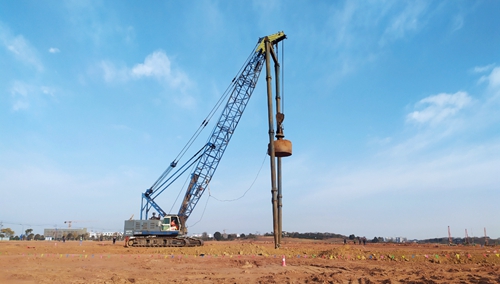 新征程新挑戰(zhàn)，氨醇項目迎來強夯第一夯